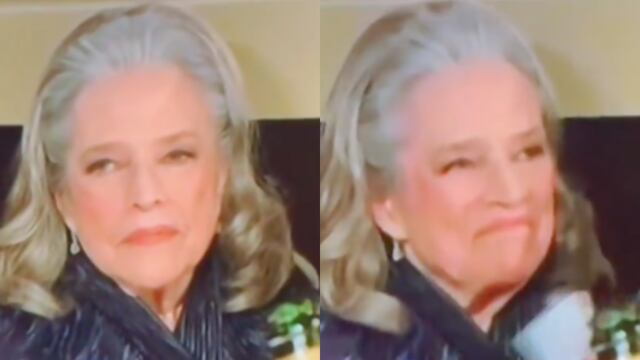 Kathy Bates rompe su discurso en los Globos de Oro