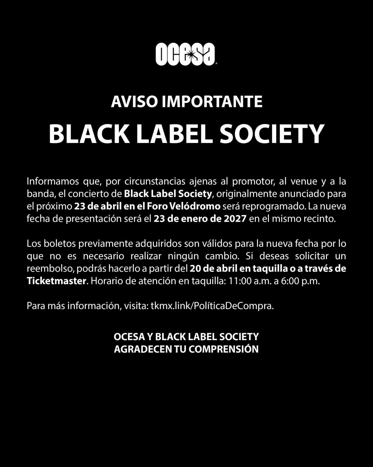 Black Label Society, banda