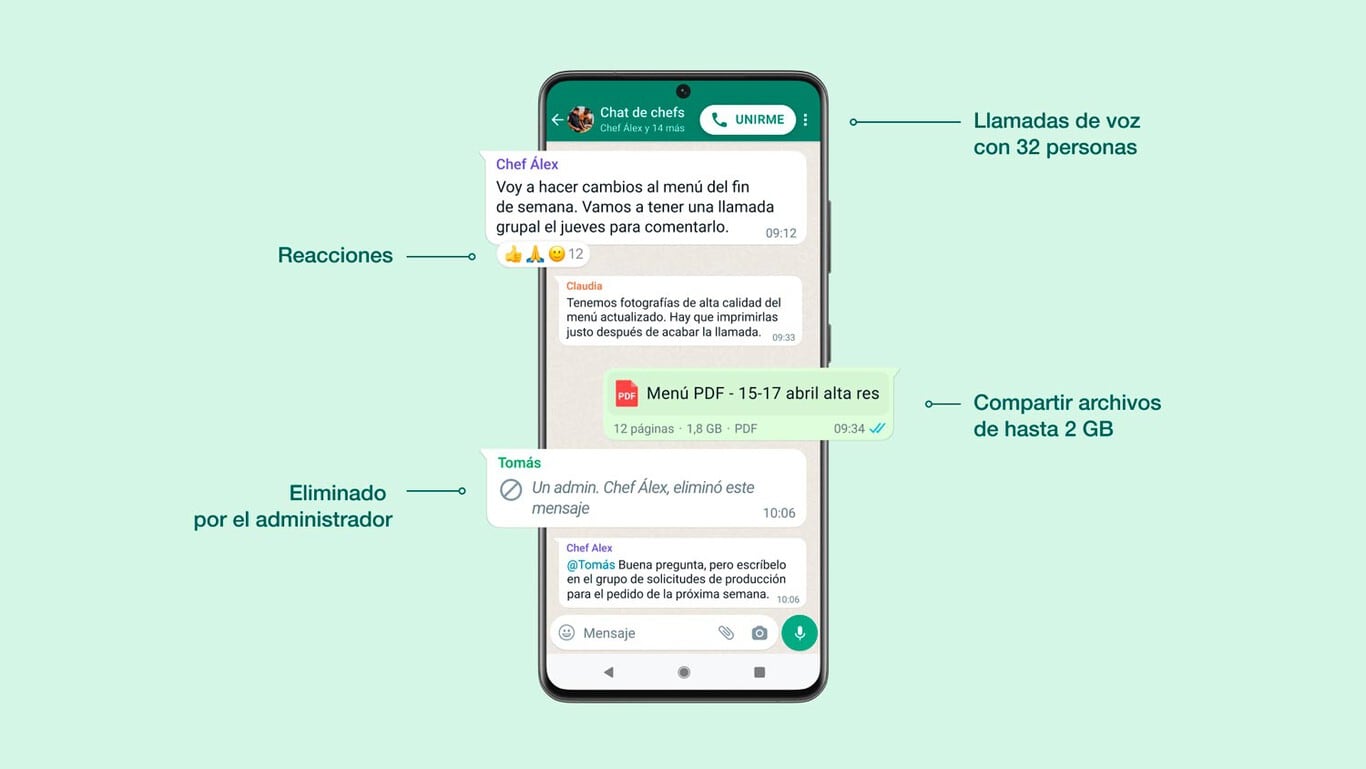 Comunidades no será la unica nueva actulizacion de WhatsApp