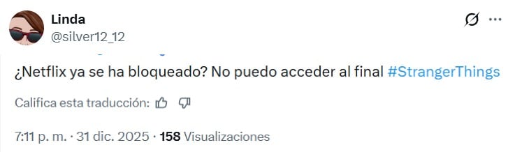 Fans de Stranger Things se quejan de la caída de Netflix durante el estreno del capítulo final