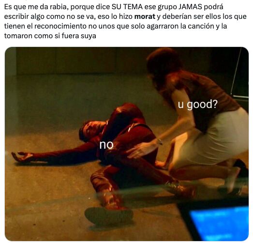 Memes funan a Grupo Frontera por no dar créditos a Morat al ganar en los Latin American Awards