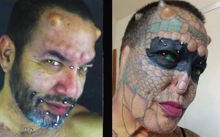 Transformaciones sorprendentes: Hombre dragón