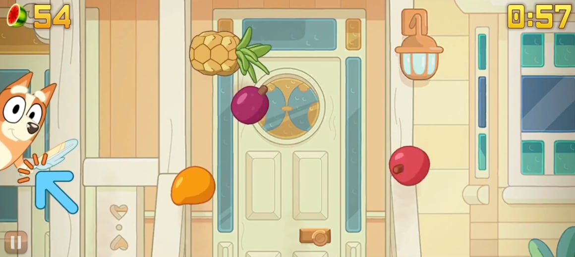 Bluey x Fruit Ninja Classic