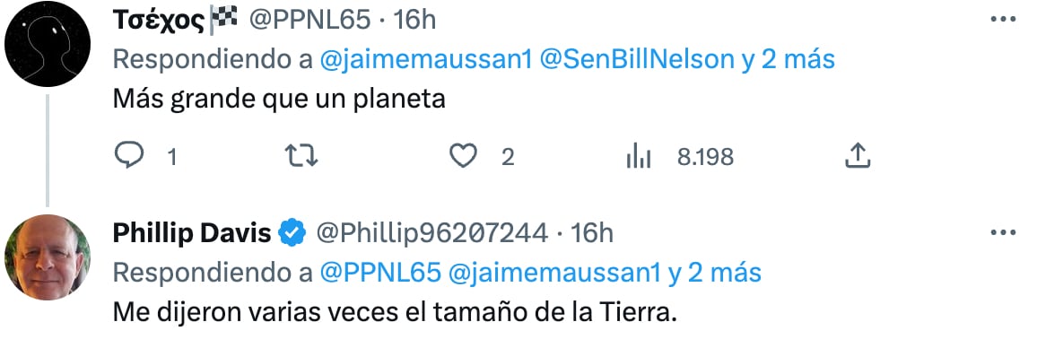 Phillip Davis sobre la imagen compartida de Jaime Maussan
