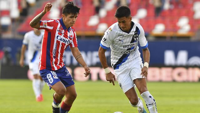 Atlético de San Luis vs Rayados de Monterrey.