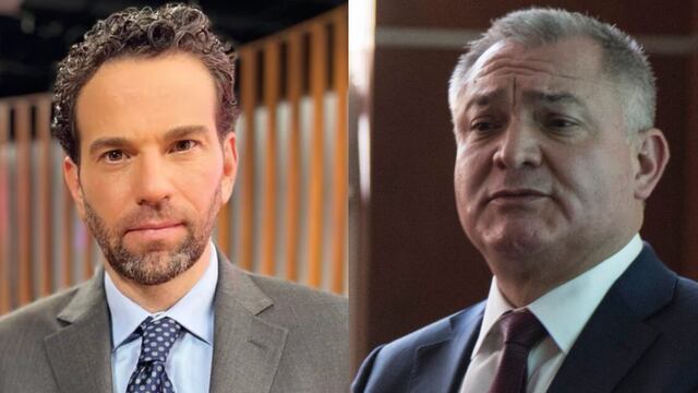 Carlos Loret de Mola y Genaro García Luna