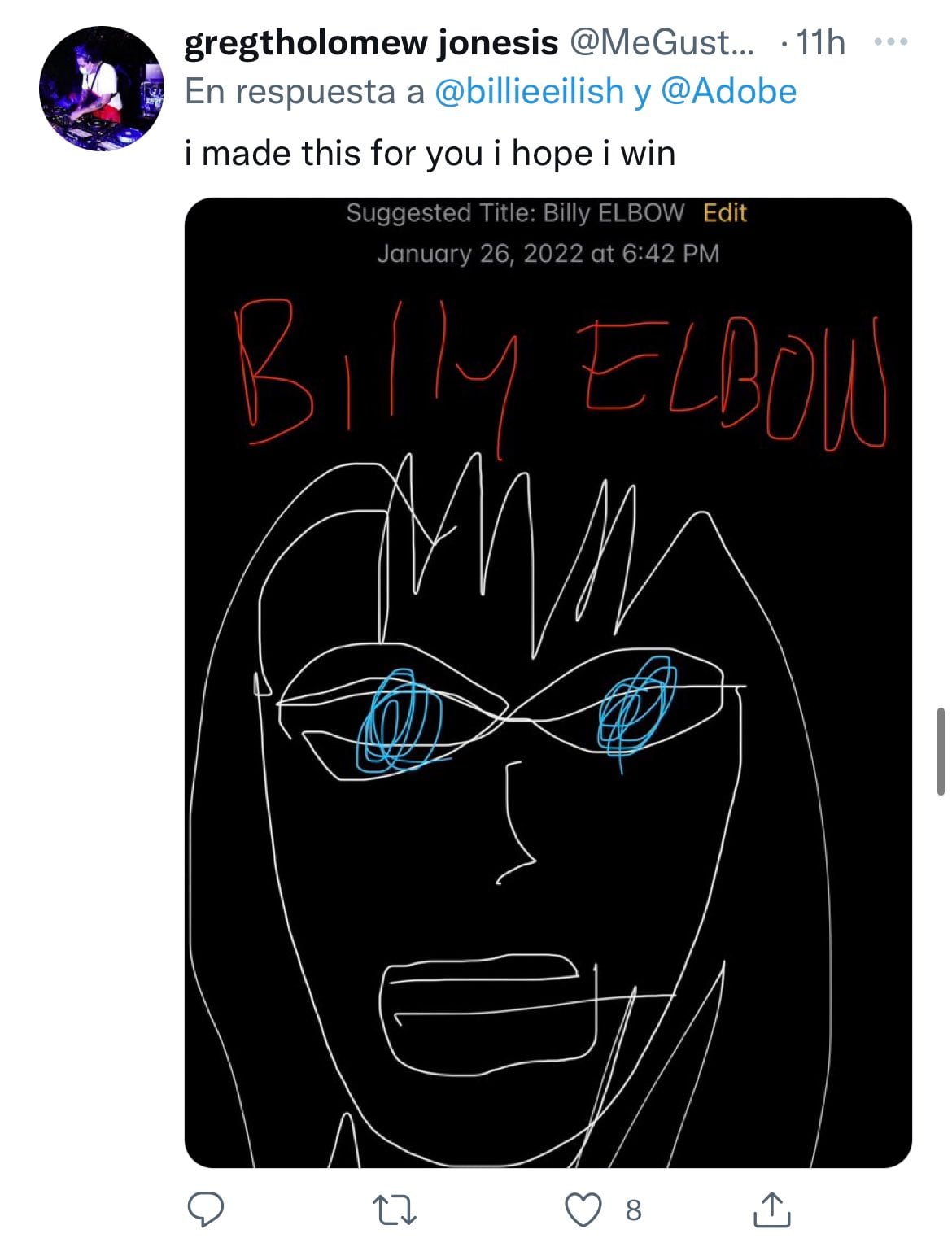 Billie Eilish, protesta contra concurso