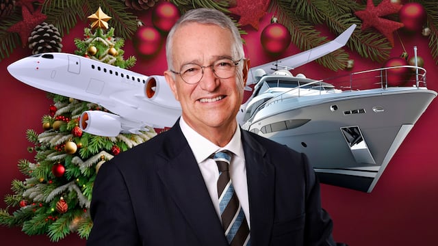 Ricardo Salinas Pliego presume avión privado y yate para sus vacaciones de Navidad 2024
