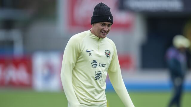 Castillo en un entrenamiento de América