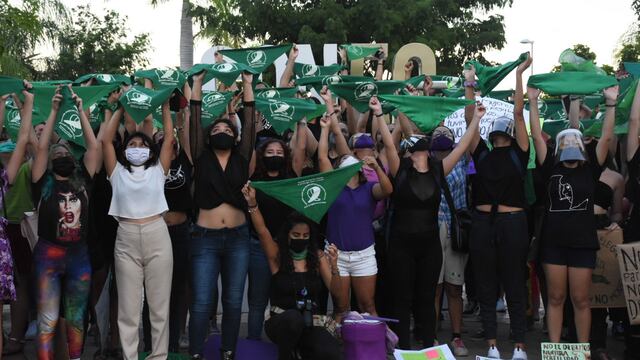 Protesta por el aborto legal
