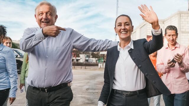 Claudia Sheinbaum, presidenta electa de México y Andrés Manuel López Obrador, presidente de México