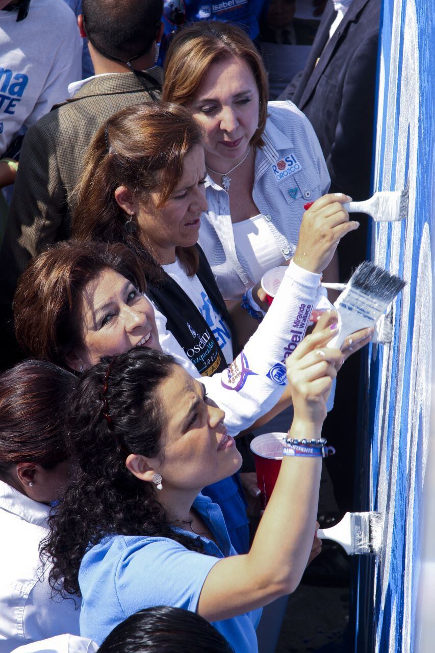 Rosi Orozco y Margarita Zavala en 2012