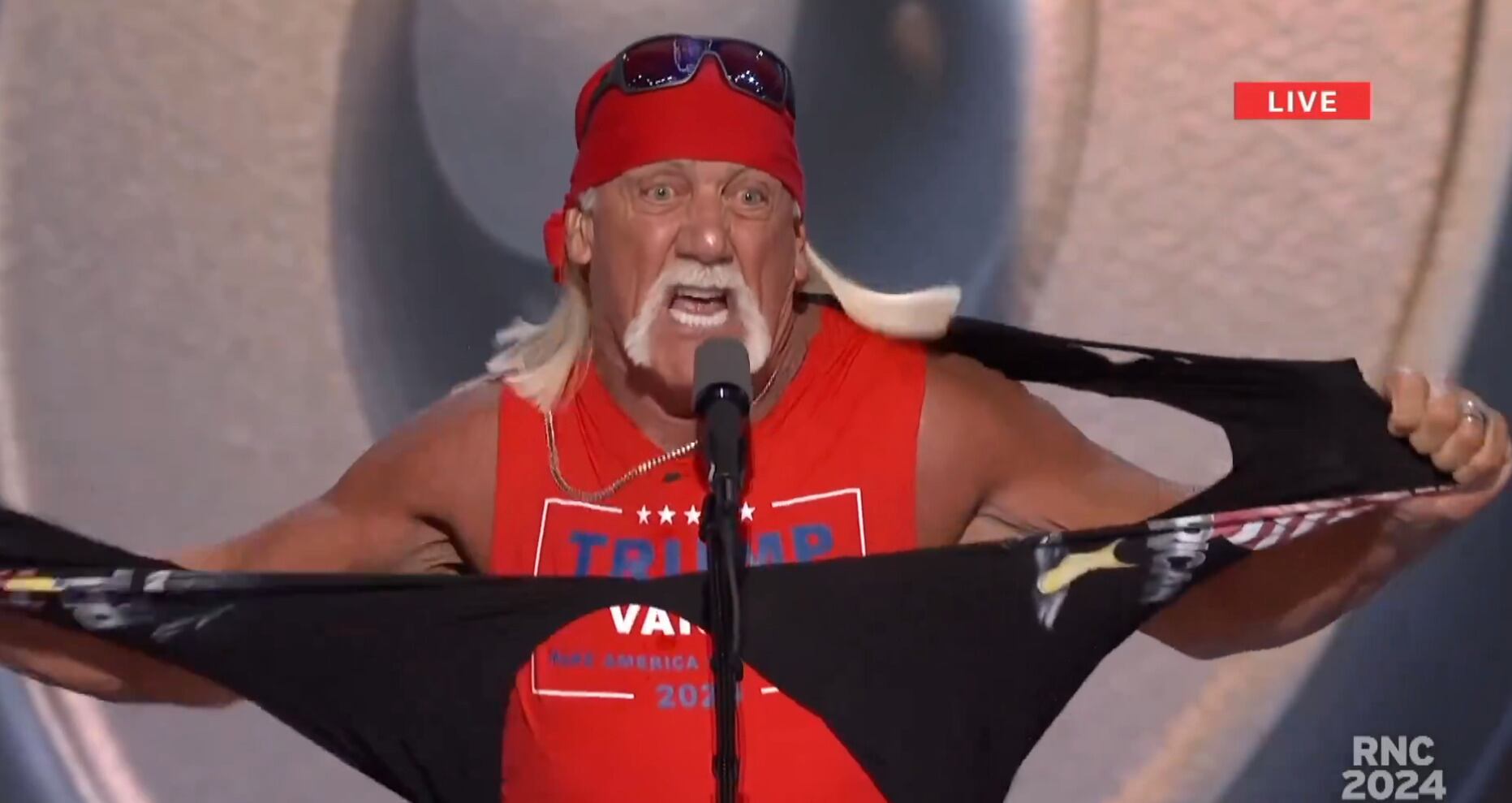 Hulk Hogan apoya abiertamente a Donald Trump