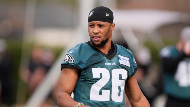 Saquon Barkley, jugador de Philadelphia Eagles.