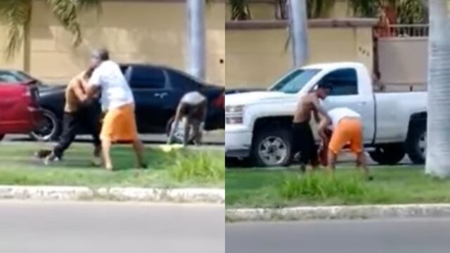 Pelea entre conductor y limpiaparabrisas