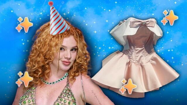 Vestido que usará Briggitte Bozzo en su cumpleaños