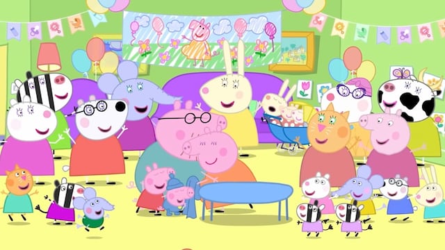 Baby shower de Mamá Cerdita en YouTube