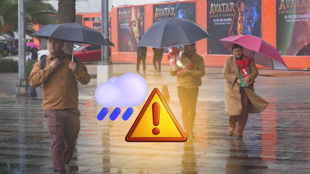 Cielo negro y granizo sorprenden a CDMX; activan Alerta Amarilla por lluvias