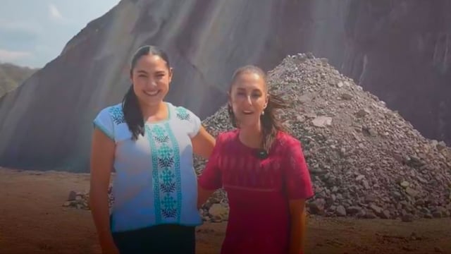 Sheinbaum e Indira Vizcaíno revelan hallazgo geológico en Colima