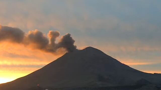 Volcán Popocatépetl el19 de enero