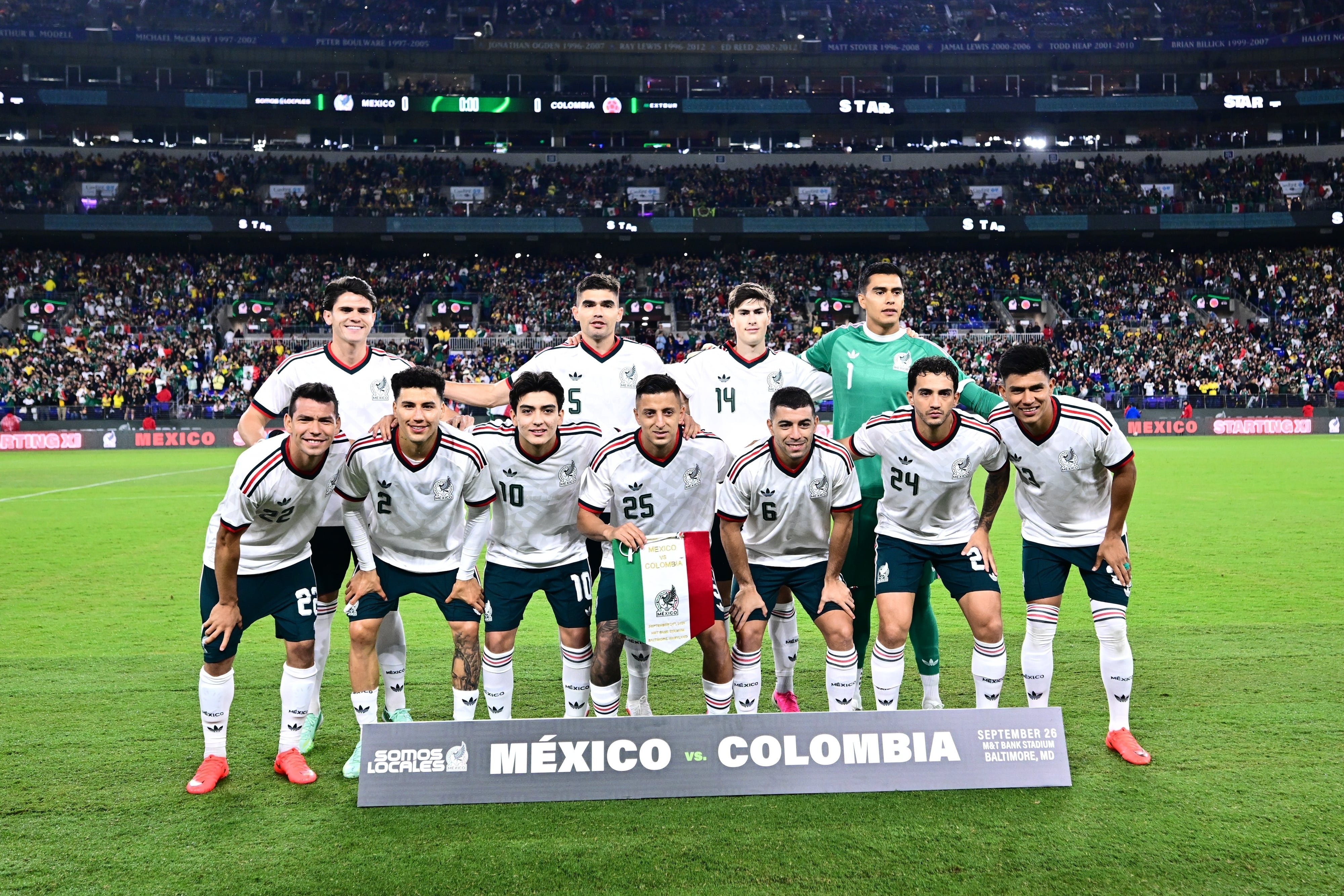 México hizo cambios en su alineación para el partido contra Perú.