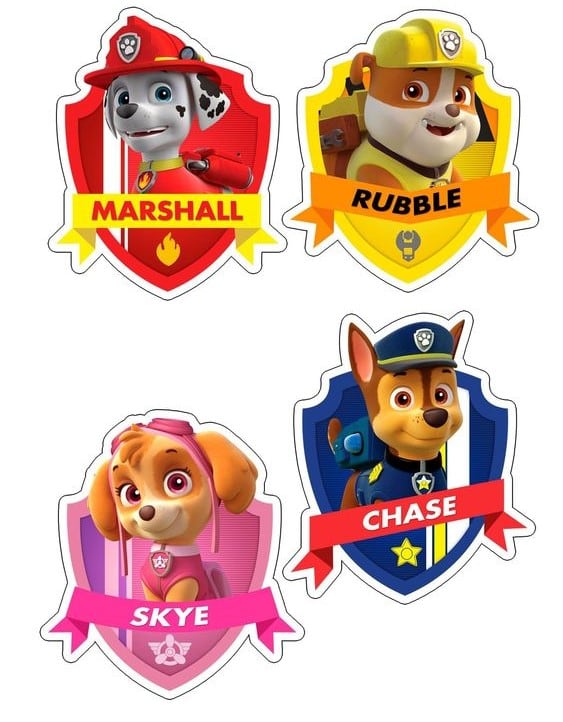 Stickers de Paw Patrol