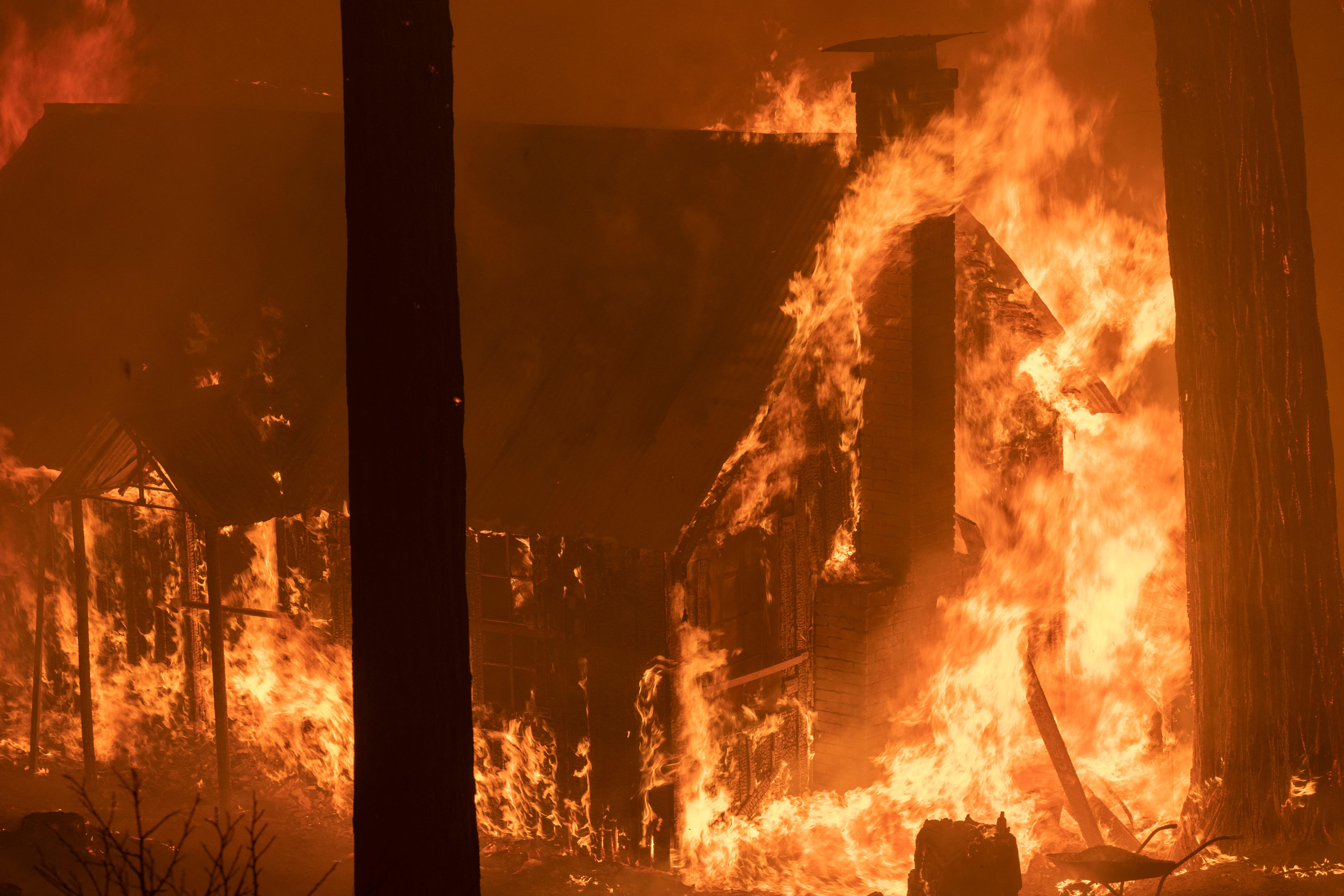 Incendio forestal, California