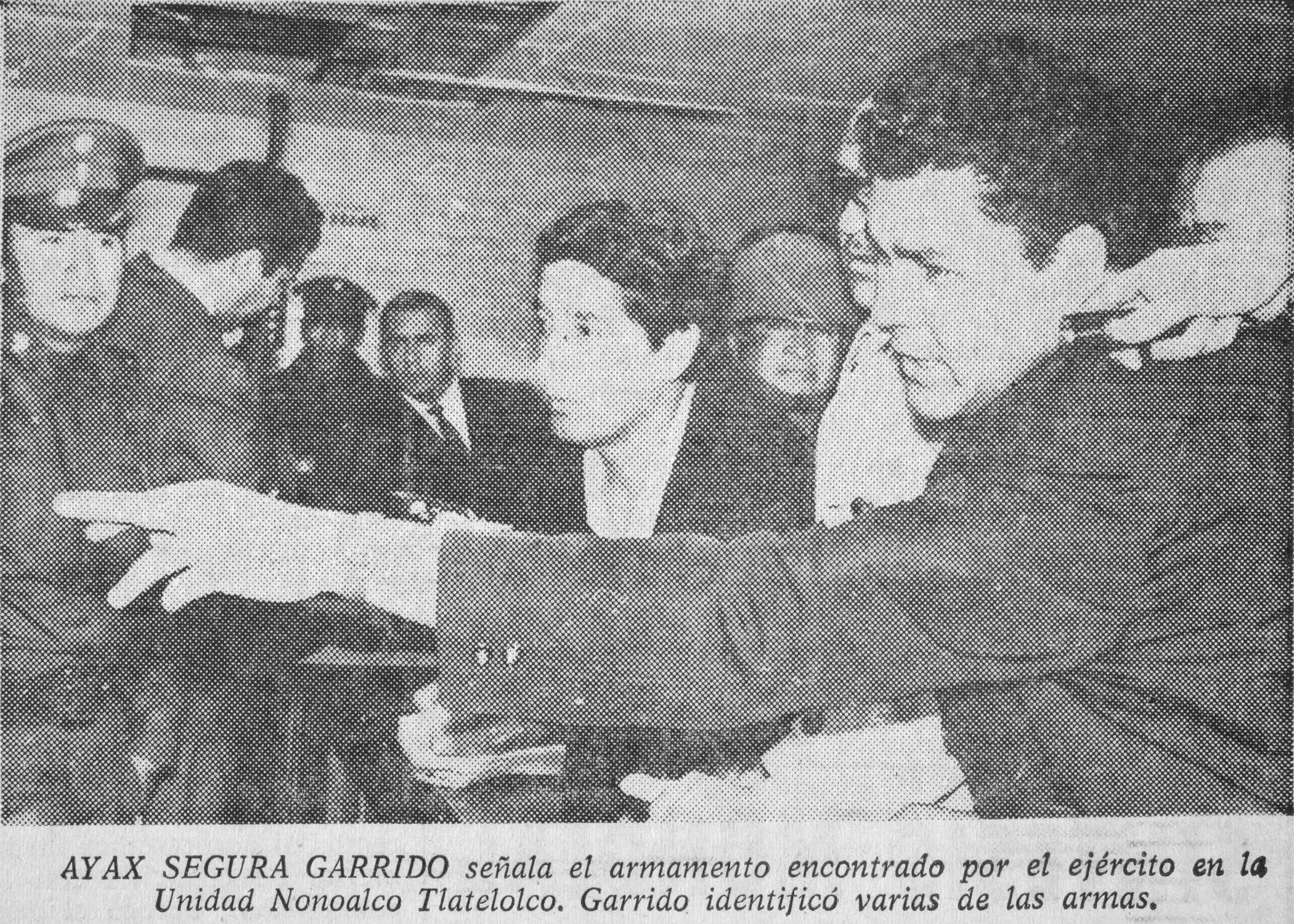 Áyax Segura Garrido, infiltrado en movimiento de 1968