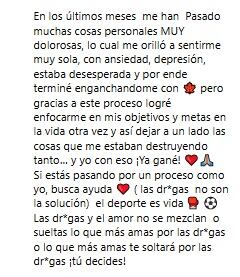 Gala Montes confiesa que tiene adicción a la marihuana.
