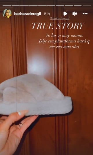 Bárbara de Regil sufre por unas chanclas.
