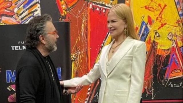Manuel Mijares y Nicole Kidman