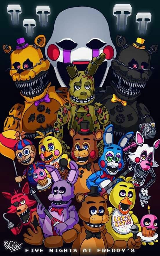 Fondo anime de Five Nights at Freddy’s para descargar