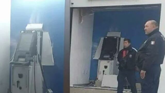 En menos de un día van dos ataques con explosivos a cajeros automáticos