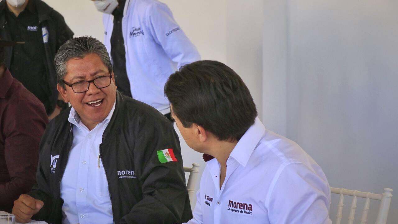 David Monreal recibe el respaldo de Mario Delgado