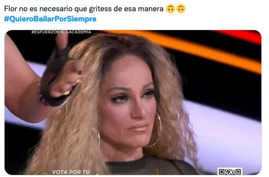 Reacción a comentarios de Flor Rubio en ¡Quiero Bailar!