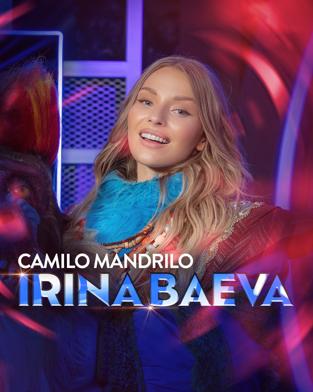 Irina Baeva se ocultaba en Camilo Mandrilo en Quién es la Máscara 2024.