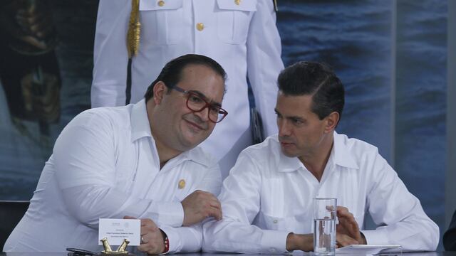 Javier Duarte y Enrique Peña Nieto