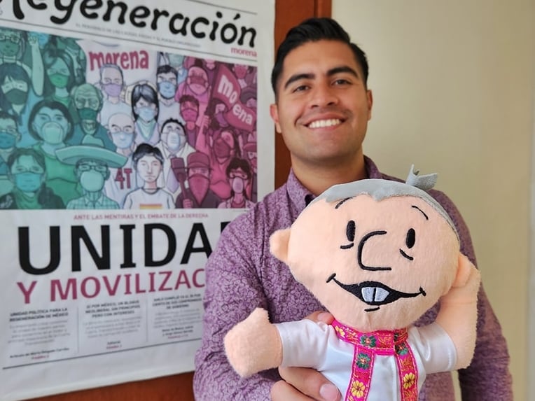 Eurípides Flores  y AMLO