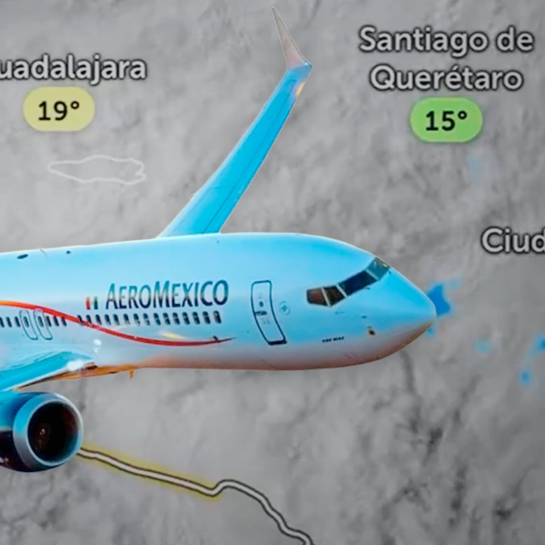 Aeroméxico activa política especial para pasajeros afectados por la tormenta Simón