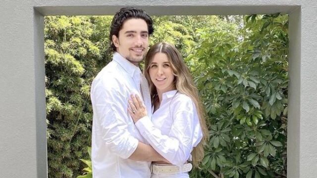 Alex Fernández y su esposa