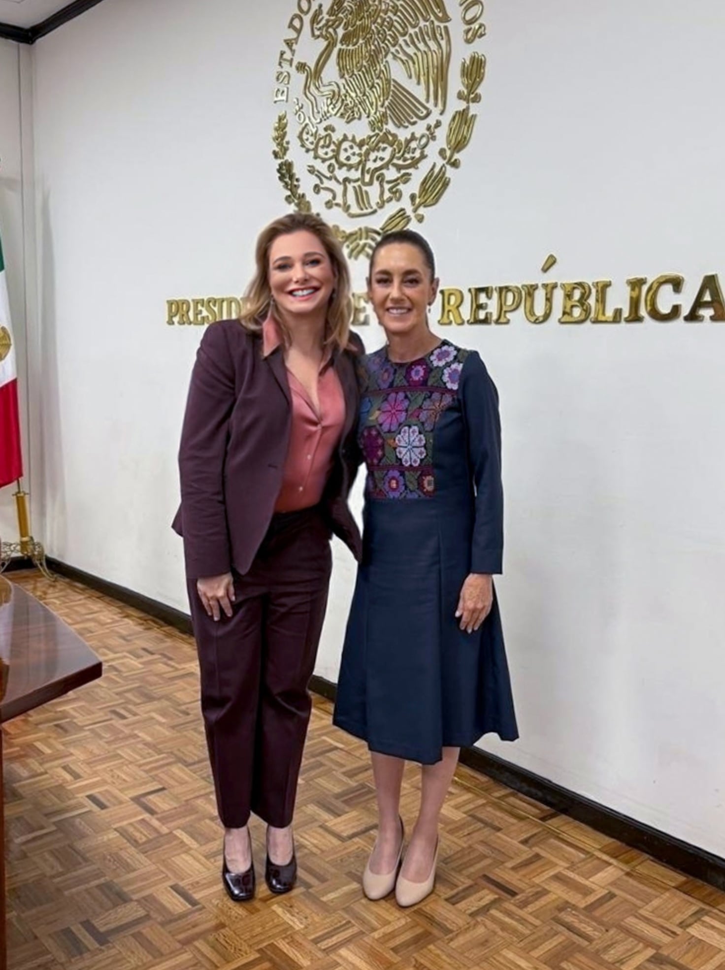La gobernadora de Chihuahua se reunió con la presidenta Claudia Sheinbaum para hablar en materia de seguridad