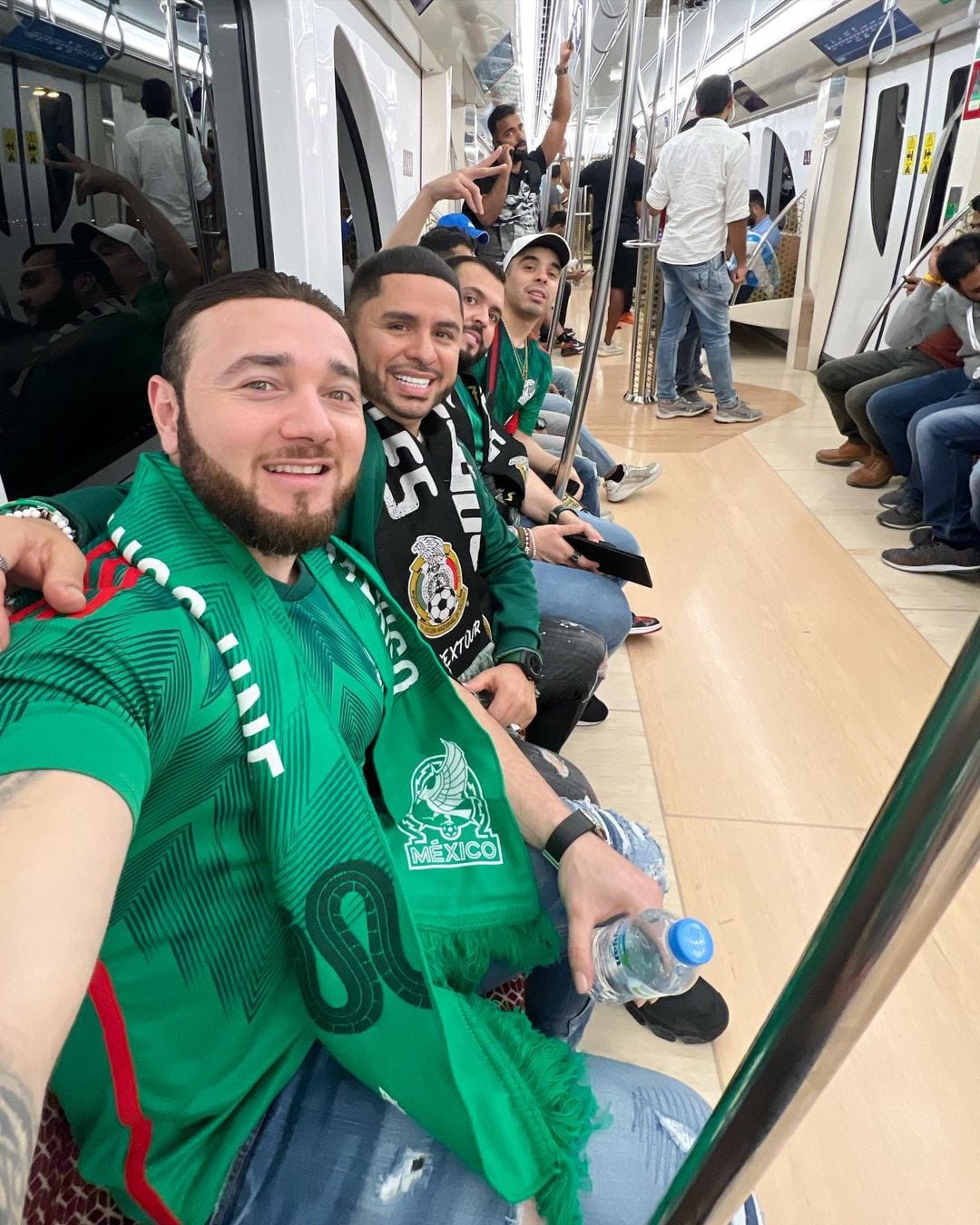 Larry Hernández y Beto Sierra en Qatar