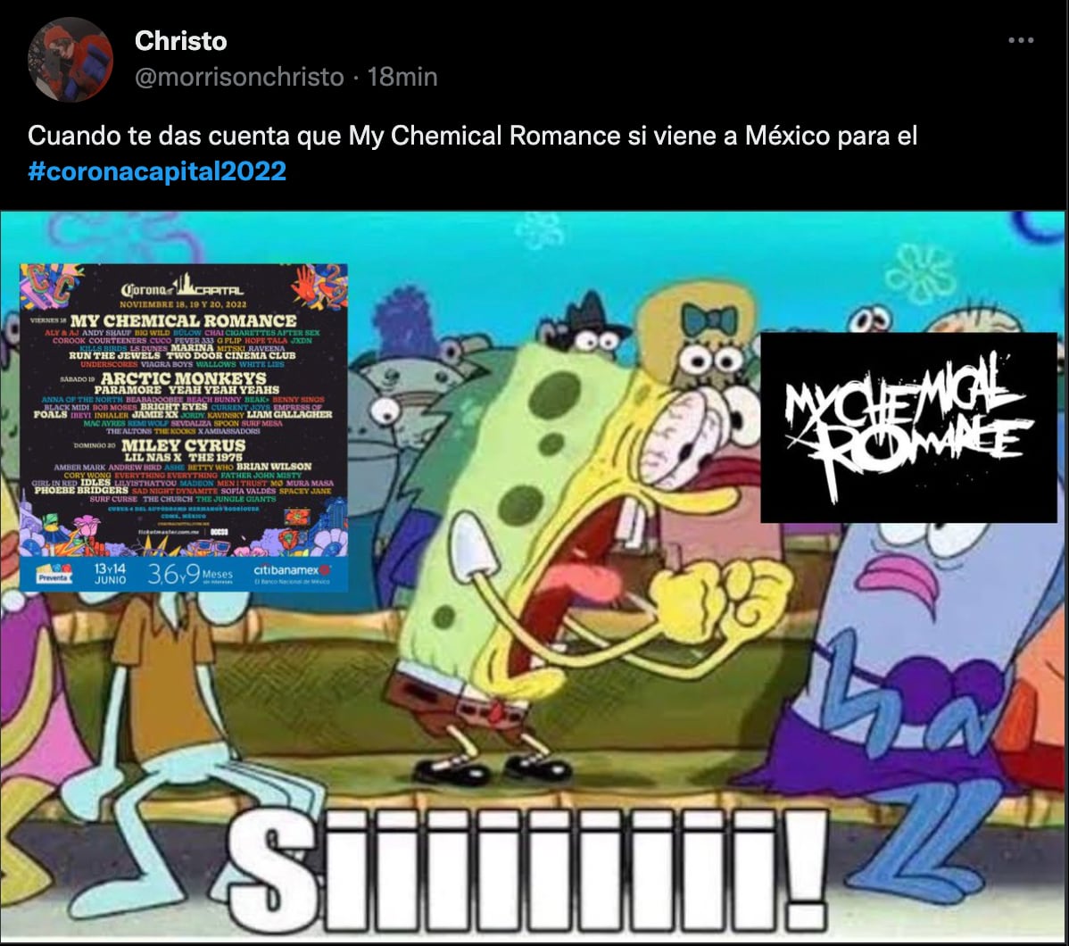 Memes Corona Capital 2022
