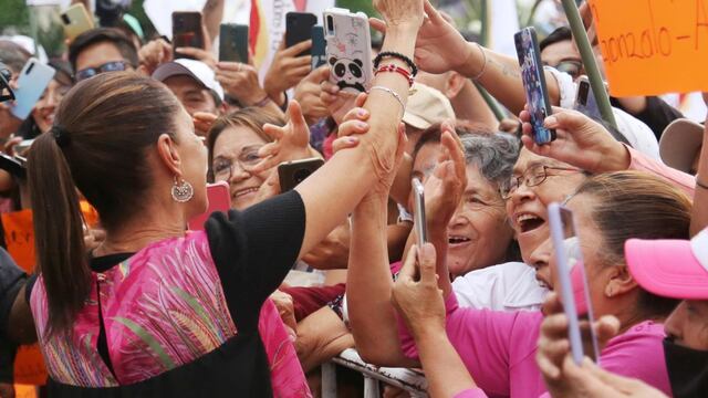 Claudia Sheinbaum, candidata a la presidencia de la república por la coalición Sigamos Haciendo Historia