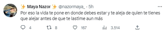 Maya Nazor habría reaccionado al beso de Santa Fe Klan y Karely Ruiz.