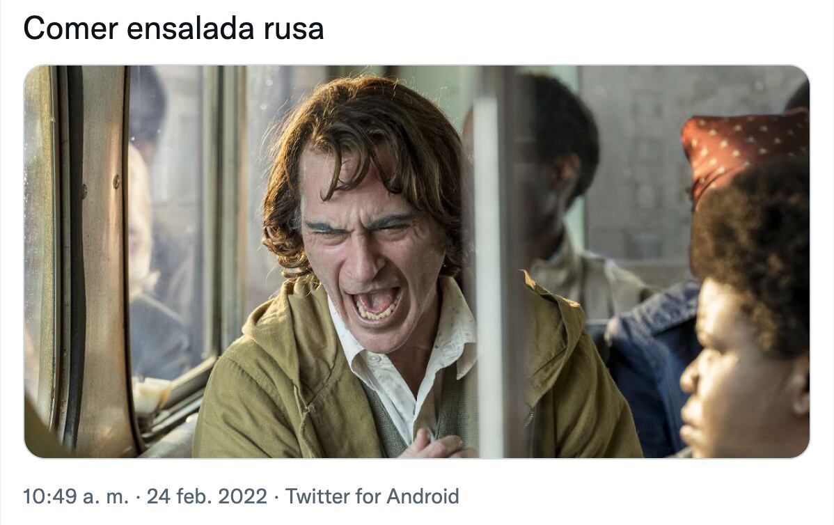 Meme para cancelar la ensalada rusa