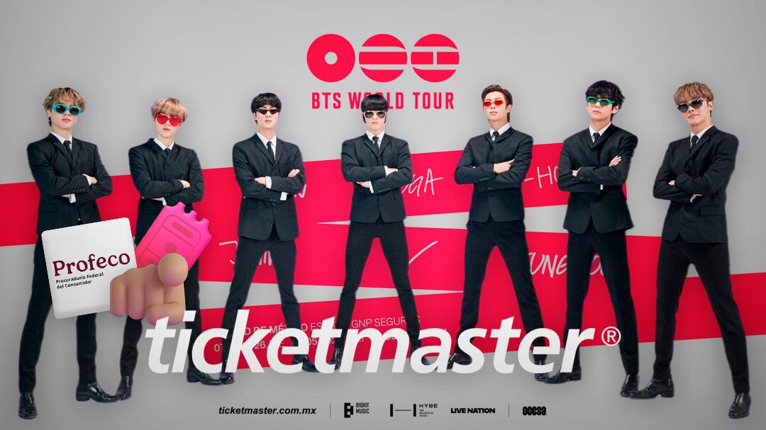 Profeco va contra Ticketmaster y sancionará la reventa por boletos de BTS