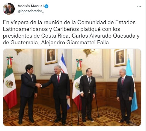AMLO recibe a presidentes latinoamericanos