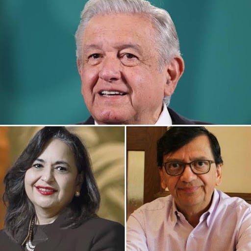 Norma Lucía Piña Hernández, AMLO y Federico Arreola