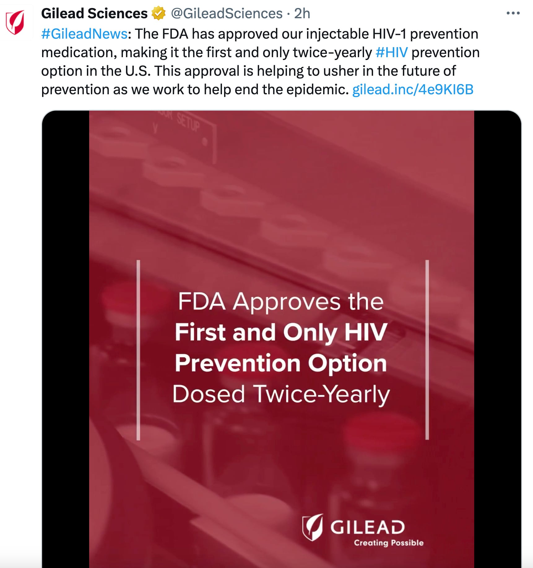 Primer tratamiento para prevenir el VIH